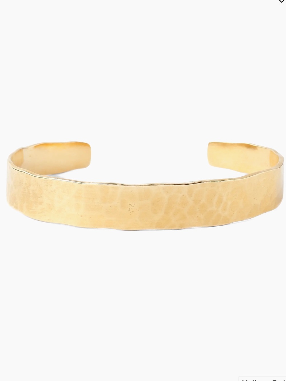 Chan Luu Hammered Gold-Tone Cuff Bracelet - Women Jewelry